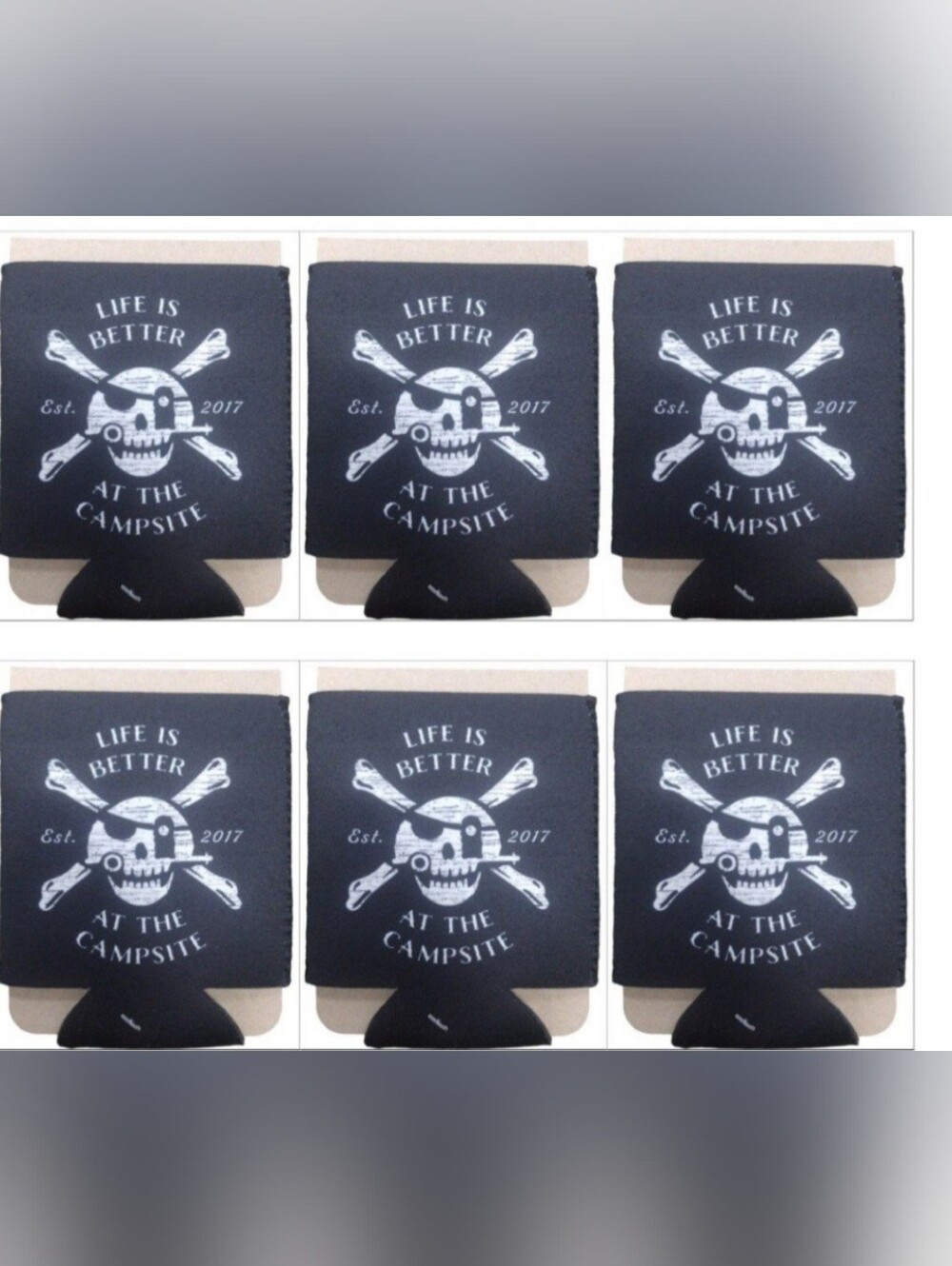 BOGO: Pirate CAMPER CAN COOLER KOOZIES